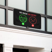 マスクなし入力バナー 横断幕 (ビルの外側)