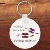 マスクなし キーホルダー (正面)