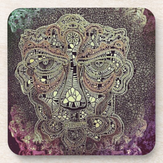 マスクのコースター コースター (正面)