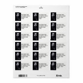 マスクのフォールン ラベル (フルシート)