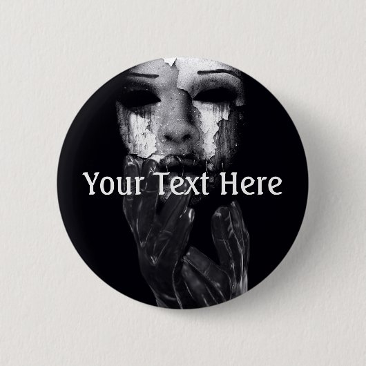 マスクのフォールン 缶バッジ (正面)