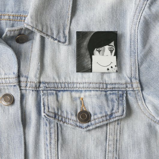 マスクの後ろ 缶バッジ (インサイチュ)