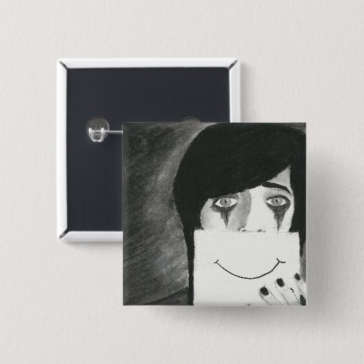 マスクの後ろ 缶バッジ (正面&裏面)