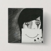 マスクの後ろ 缶バッジ (正面)