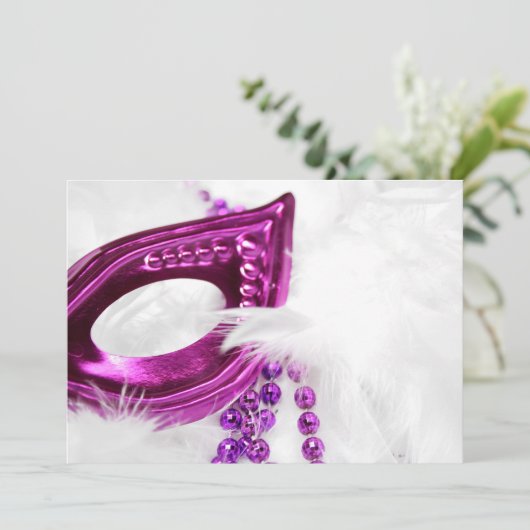 マスクの招待状 招待状 (スタンド正面)