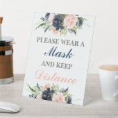 マスクの衣服性の暴露を許可する 台座サイン (インサイチュ)