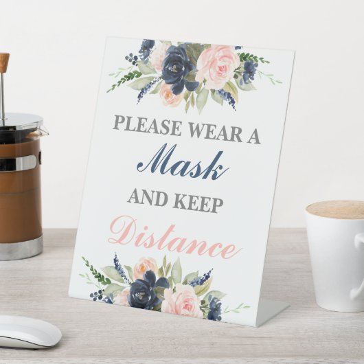 マスクの衣服性の暴露を許可する 台座サイン (インサイチュ)