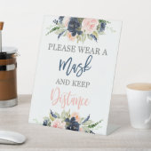 マスクの衣服性の暴露を許可する 台座サイン (インサイチュ)