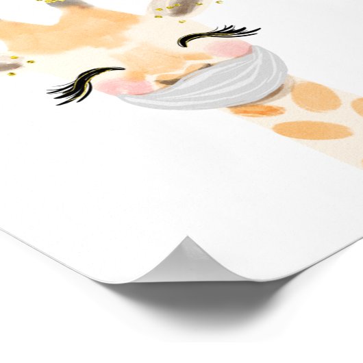 マスクの衣服、マスクが必要、キリン ポスター (角)