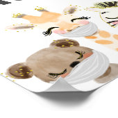 マスクの衣服、マスクが必要、動物 ポスター (角)