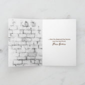 マスクの誕生日おもしろい付きゴールデンレトリバー カード (内部)