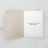 マスクの誕生日おもしろい付きゴールデンレトリバー カード (内部)