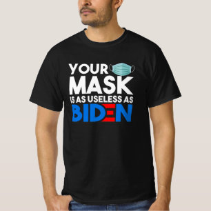 マスクはバイデン氏アンチ-バイデン氏2021 Tシャツ