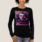 マスクは肘掛け椅子の後ろから見える トライブレンドＴシャツ (正面)