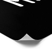 マスクひげおもしろいマスク口ひげプリン濃いBG ポスター (角)