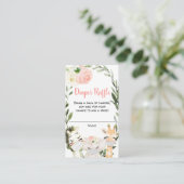 マスクをしたサファリの動物たちのオムツくじカード エンクロージャーカード (スタンド正面)