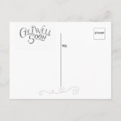 マスクをした幸せなリスの回復おめでとうポストカード ポストカード (裏面)