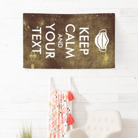 マスクを使用して独自の「カーム&運オン」を作成 横断幕 (インサイチュ)