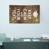 マスクを使用して独自の「カーム&運オン」を作成 横断幕 (トレードショー)