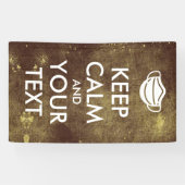 マスクを使用して独自の「カーム&運オン」を作成 横断幕 (横)