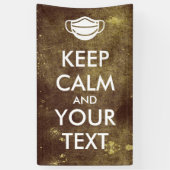 マスクを使用して独自の「カーム&運オン」を作成 横断幕 (縦)