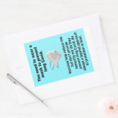 マスクを衣服して紙シールを防止する 長方形シール (封筒)