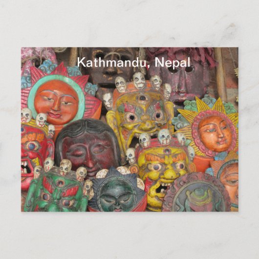 マスクアットブダナート ポストカード (正面)