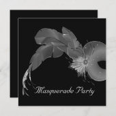 マスクアラードパーティー 招待状 (正面/裏面)