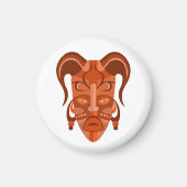 マスクアート伝統的付き磁石 マグネット (正面)