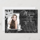 マスクエレガントヒール仮装フォト甘い16 招待状 (正面)