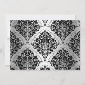 マスクエレガントヒール仮装フォト甘い16 招待状 (裏面)