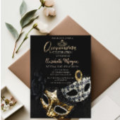 マスクエレガント、紙吹雪マスカレードキンセニェラ 招待状