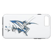 マスクカラフル抽象芸術部族刺青アート Case-Mate iPhoneケース (裏面(横))