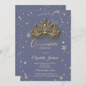 マスクスターズパステルラバンダーキンセアニェラ 招待状 (正面/裏面)