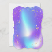 マスクスターズHolographic Quinceanera 招待状 (裏面)