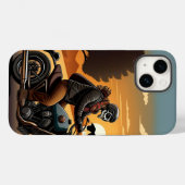 💀 マスクド スカルライダー アーバン Case-Mate iPhoneケース (裏面 (横))