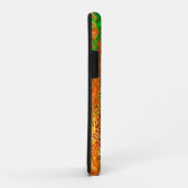 マスクパーティーまたはカーニバル絵を描(オレンジ、緑) Case-Mate iPhoneケース (裏面/右)