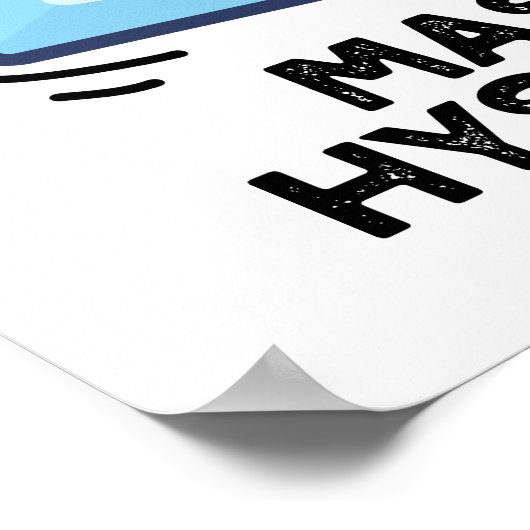 マスクヒステリーおもしろいアマスクパン ポスター (角)