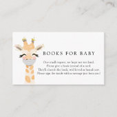 マスクブック付きベビー外装カード用キリン エンクロージャーカード (正面)