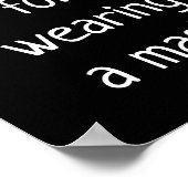 マスクポスターを貼ってくれてありがとう ポスター (角)