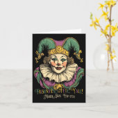 マスクマルディアパレルコスチュームヴィンテージマルディグラスC カード (黄色い花)