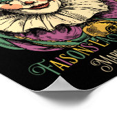 マスクマルディアパレルコスチュームヴィンテージマルディグラスC ポスター (角)