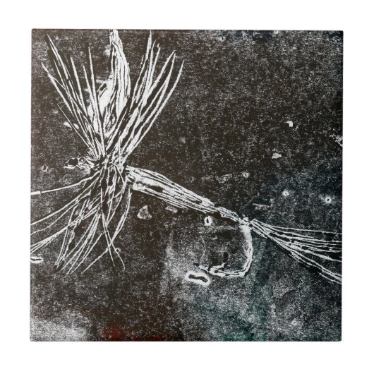 マスクラシックとバスの成人用のドライフライパターン タイル (正面)