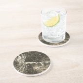 マスクラシック用ドライフライ模様およびバス魚釣り コースター (側面)