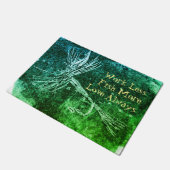 マスクラシック用ドライフライ模様およびバス魚釣り ドアマット (アングル)