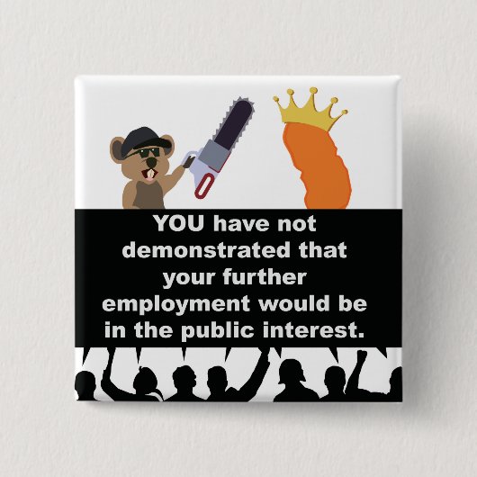 マスクラットとチートで不当に終わる 缶バッジ (正面)