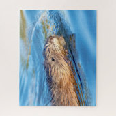 マスクラットアットヴァッサールファームズエコロジカル保存 ジグソーパズル (縦)