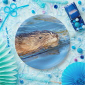 マスクラットアットヴァッサールファームズエコロジカル保存 ペーパープレート (パーティー)