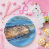 マスクラットアットヴァッサールファームズエコロジカル保存 ペーパープレート (パーティー)