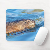 マスクラットアットヴァッサールファームズエコロジカル保存 マウスパッド (マウス)